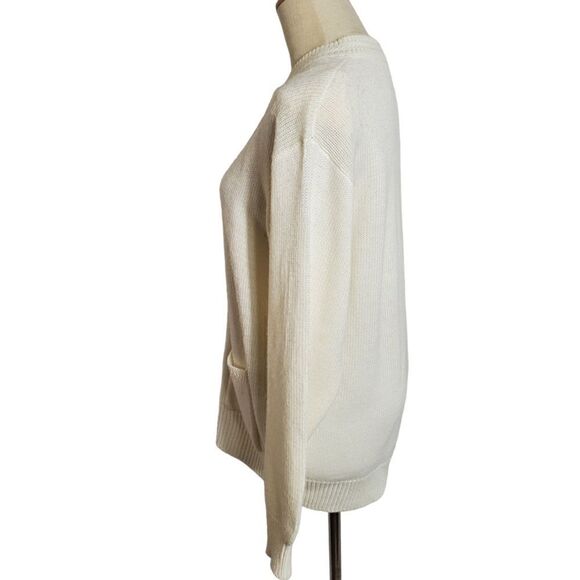 Vintage Cream with Gold Buttons Cardigan - Picture 5 of 6